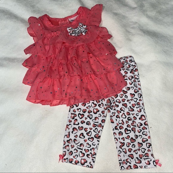 Spring outfit size 18 months pretty coral